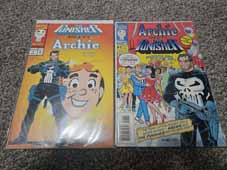 (image for) Archie vs The Punisher #1 (Both cover variants)